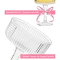 thumbnail image 5 of 20 Pack Acrylic Champagne Tower Set, 7oz Shatterproof Flutes + 25 Pink Bows & 30 Dots for Wedding, 5 of 6