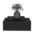 thumbnail image 3 of Newboti Furniture Floating Nightstand 5"H, Modern Wall-Mounted Bedside Shelf with Drawer, Black 44479, 3 of 7