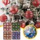thumbnail image 2 of Juego De 9 Adornos Navideños: Decoraciones Colgantes Con Purpurina Transparente, Bolas Irrompibles Para La Decoración Navideña Del Hogar, 2 of 2