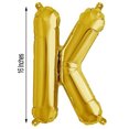 thumbnail image 3 of Efavormart 16" Shinny Gold Foil Balloons Letter Balloons For Wedding Party Decorations Graduation New Year Eve Party Supplies - K, 3 of 11
