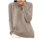 thumbnail image 2 of Suéter de cuello redondo para mujer, blusa informal de punto de manga larga, suéter para mujer, 2 of 6