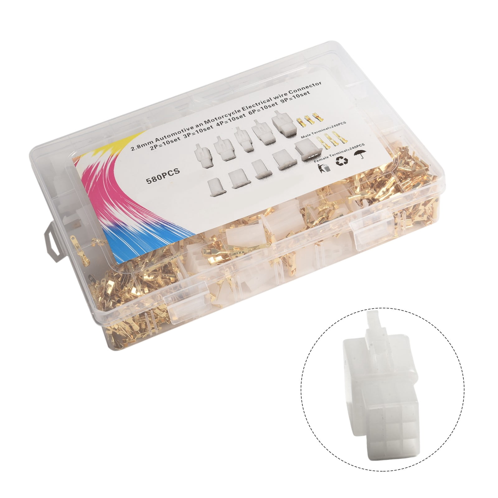 580Pcs Automotive Wire Connectors - Superior Quality And Easy To Use