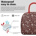 thumbnail image 3 of Lunch Bag Lunch Box for Women Reusable Insulated Lunch Bags,Water-Resistant Red Crossbone Pirate Party Supplies Poster Cooler Lunch Tote Bag, Large Capacity for Work Travel Picnic, 3 of 6