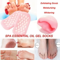 Gel Infused Foot Socks for Intensive Exfoliating Moisturizing and Spa Quality Skin Care