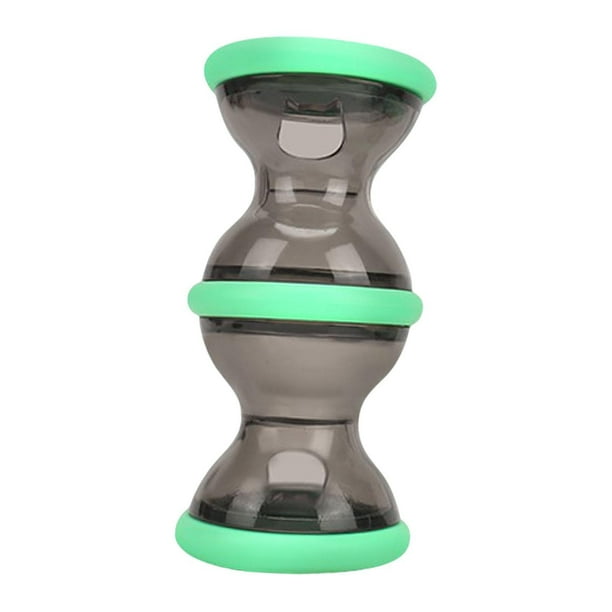 Dispensador de alimentos para perros Puzzle Rolling Rolling Puzzle Alimentador lento para estimulación Verde