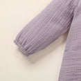 thumbnail image 6 of Gibobby Baby Onesies Comfortable Long Sleeved Crew Neck Bodysuit Color Ribbed 0 3 6 9 12 18 24Months Newborn Jumpsuit Soft Unisex Baby Clothes(6-9 Months,Light Purple), 6 of 7