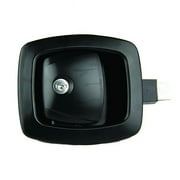 Lippert RV Slam Latch Baggage Door Handle, Black - 4.57 x 5.07 in.