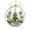 #3H, variant on Acrylic Sea Glass Christmas Tree Ornament 3.15in,Beach Themed Hanging Decor for Household Gift