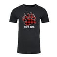 thumbnail image 2 of Papa Bear Shirt with buffalo Plaid Claw, Men's T-shirts, Cool Shirts for Dad - Charcoal MH200DAD S1 2XL, 2 of 3