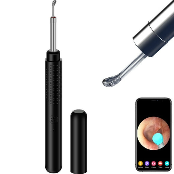 EIMELI Ear Wax Removal Tool Ear Cleaner Ear Otoscope Earwax Removal Kit with 12 Silicone Ear Set Ear Cleaner Compatible with iPhon