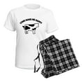 thumbnail image 4 of CafePress - Cows Make Me Happy Women's Light Pajamas - Women's Short Sleeve Print T-Shirt and Pants Light Cotton Pajama Set, 4 of 7