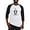 Black/White, variant on - Sigma Chi Coat Of Arms Baseball Jersey - Cotton Baseball Jersey, 3/4 Raglan Sleeve Shirt