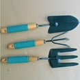 thumbnail image 4 of 3 Part Garden Tool Set - Garden Tools with Flower Trowel, Hand Shovel, Flower Rake and Weeder - Garden Set, 4 of 5