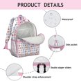 thumbnail image 2 of Ocean Waves and Lighthouse Students Backpack with Nautical Anchor, Boat, Coastal Marine, Sea, Tropical Beach Seaside Design for Students and Students, 2 of 3