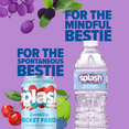 thumbnail image 4 of Splash Acai Grape Flavored Water, 16.9 fl oz, 6-Pack Plastic Bottles, 4 of 8