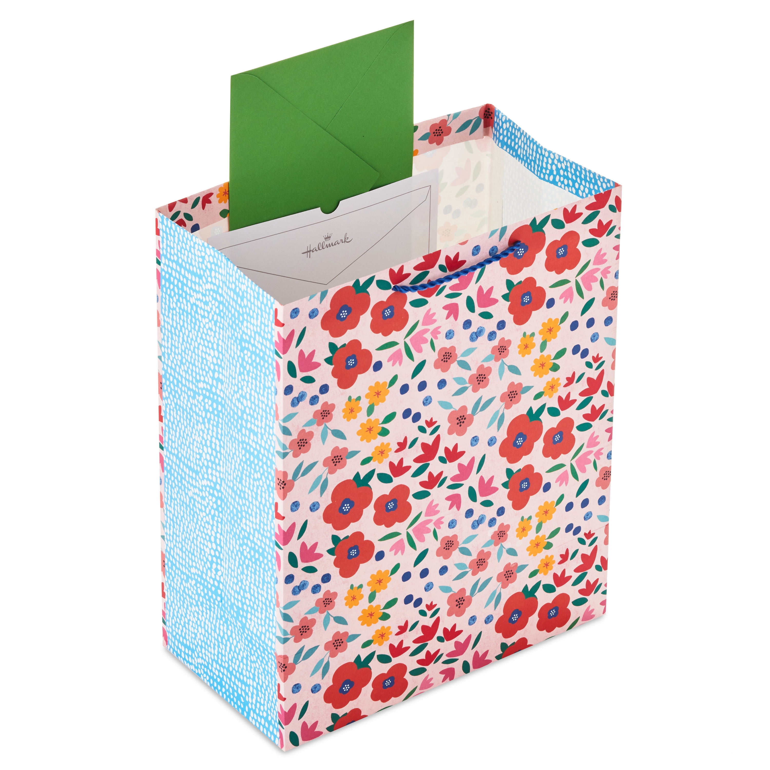 Hallmark Large Floral Gift Bag, 5.75 x 10.47 x 13.00 Inches, Paper, Multicolor