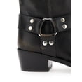 thumbnail image 4 of Paris Texas Female Roxy' Black Western Style Ankle Boots With Brown Nuances In Leather Black Sizes IT 34-50 2/3, 4 of 4