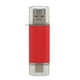 thumbnail image 1 of Dispositivo de memoria de almacenamiento a granel de alta velocidad ThreeInOne de aleación de aluminio rojo con disco USB 3.0 U (16 GB), 1 of 5