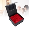 thumbnail image 3 of Caja De Regalo Rosa, Batería De 1500 MAh Reproducción Directa Tarjeta De Felicitación De Video 1280 X 720 Caja De Flores De Joyería Con Pantalla A Color De 7 Pulgadas Para, 3 of 7