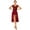 Burgundy, variant on YiZYiF Womens Chiffon Lyrical Contemporary Dance Dress Sequins Flowing Ballet Dance Wear Black S
