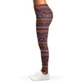 thumbnail image 3 of Tribal Ethnic Pattern Print Leggings, Enthic Sexy Yoga Leggings For Women., 3 of 5