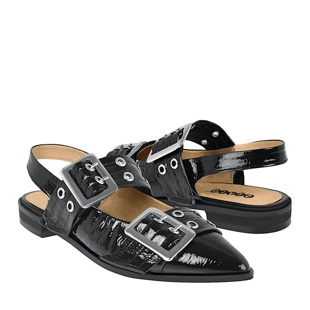 ZAPATOS DAMA STYLO 8500 CHAROL NEGRO