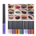 thumbnail image 1 of Eyeliner Liquide Mat, 12 Couleurs Longue Durée Imperméable Résistant aux Bavures Professionnel Ensemble de Crayons Eyeliner Colorés Maquillage, 1 of 6