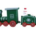 thumbnail image 2 of Juego de trenes de Navidad Hermoso adorno navideño Juguete Regalo para niños Decoración del hogar (Verde), 2 of 3