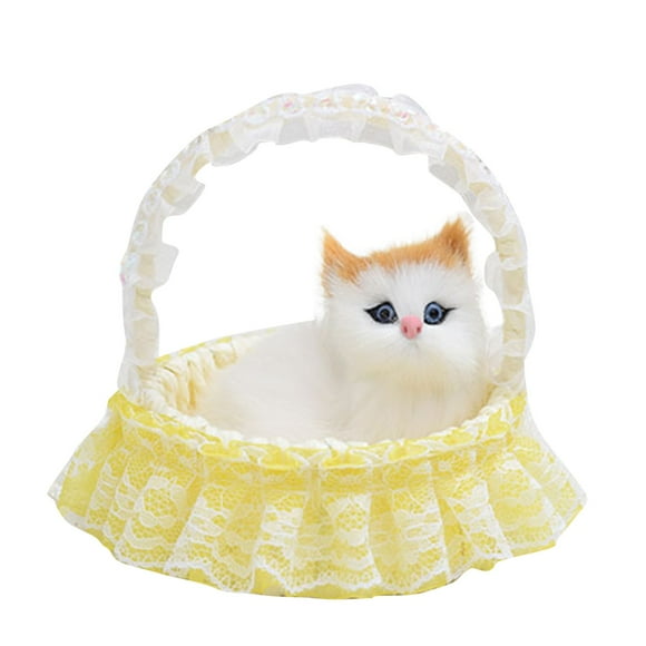 TechWave Funny Toys Cat In The Lace Hanging Doll Toy Mini Cat In Shoe With Meows Sounds Sleeping Cute Kitty Toys For Kids Boys Girls