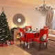 thumbnail image 5 of Juego de fundas para sillas y manteles navideños, decoraciones navideñas, 5 of 5