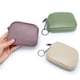 thumbnail image 3 of Monedero fino pequeño mini sencillo de cuero suave con cremallera, bolso para llaves, bolso integrado, bolso para auriculares, monedero para mujer, 3 of 5