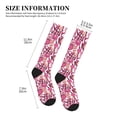 thumbnail image 2 of Lsque Cute Girl Pattern Sport Compression Socks for Men & Women 15-20 mmHg Knee High Nurse Pregnant Running Medical and Travel Athletic, 2 of 6