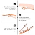 thumbnail image 2 of 6 pinzas para el pelo, accesorios para el cabello, pasadores para mujeres y niñas (dorado, plateado, oro rosa)., 2 of 6