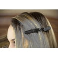 thumbnail image 3 of Pinzas de peluquería de cocodrilo, pasadores de plástico para peinado profesional, para mujeres y niñas (5 unidades, negras), 3 of 4