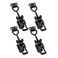 thumbnail image 2 of 4Pcs Toggle Clamps Iron Pull Hasp Hasp Toggle Lock Clamp for Wood Box Case Trunk 180KG, 2 of 7
