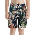 thumbnail image 2 of My Hero Academia Swim Trunk, Beach Board Shorts For Boys Girls, Quick Dry Swimsuit With Mesh Linning, Swimming Trunks For Kids Teens, 2 of 9