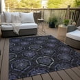 thumbnail image 6 of Addison Rugs Chantille Indoor/Outdoor Transitional Medallions Purple Washable Rectangle Rug, 8' x 10', 6 of 6