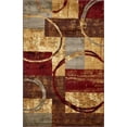 thumbnail image 1 of Unique Loom Barista Collection Modern Circles Rustic Warm Rug_COF010, 5' x 8', Multi/Beige, 1 of 10