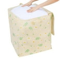 thumbnail image 4 of Unique Bargains 1 Pc Clothes Storage Foldable Storage Bags Beige 20*20*28in, 4 of 7
