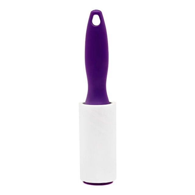 rodillo quita pelusa con 80 hojas morado