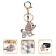 thumbnail image 1 of unbranded Llavero Animal Creativo De Metal Rosa Con Colgante De Ideal Para Decorar Llaves O Accesorios, 1 of 6