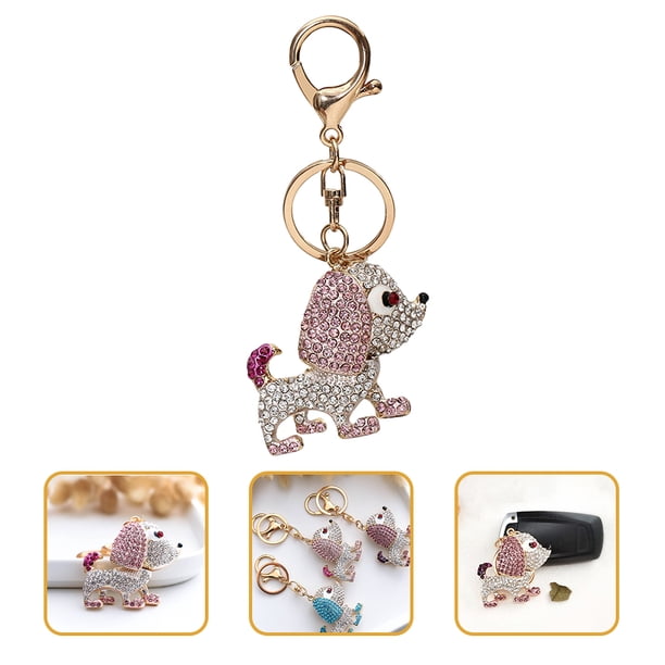 unbranded Llavero Animal Creativo De Metal Rosa Con Colgante De Ideal Para Decorar Llaves O Accesorios