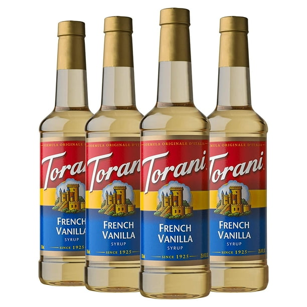 Torani Syrup, French Vanilla, 25.4 Fl Oz, Pack of 4 ...