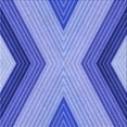 thumbnail image 1 of Ahgly Company Machine Washable Indoor Square Transitional Denim Blue Area Rugs, 5' Square, 1 of 7