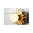 thumbnail image 3 of Lucas McKearn Soleil 1-light Metal Bath Vanity Light in Gold/Weathered Zinc, 3 of 5