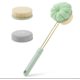thumbnail image 1 of (Verde claro) Cepillo de ducha trasero Mango largo Esponja Ducha Flor Piedra pómez Pie 3 en 1 Accesorios de baño, 1 of 5