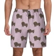thumbnail image 3 of Uemuo Dachshund Dog Puppy Pattern Mens Swim Trunks Quick Dry Board Shorts with Mesh Lining, Stretch Beach Shorts Quick Dry No-Chafing Board Shorts-XX-Large, 3 of 9