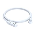 thumbnail image 7 of Maximm Cable 12 Feet Flat Plug Extension Cord/Wire, Multi Outlet - 3 Prong Angled Plug Extension Cord - White UL Certified, 7 of 7