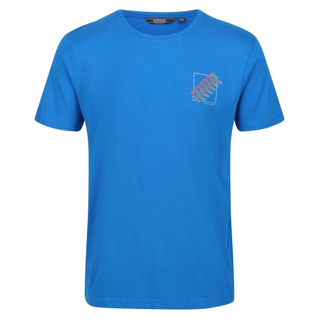 Regatta - Camiseta Breezed Cuadrado para Hombre (Azul Imperial)