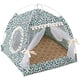 thumbnail image 1 of Cama para gatos de verano, tienda para gatos, casa para gatos, cueva, cama cómoda para gatos, cueva para gatos, casa para gatos, cama para gatos, mascota 38x38x36cm, estilo 2, 1 of 6